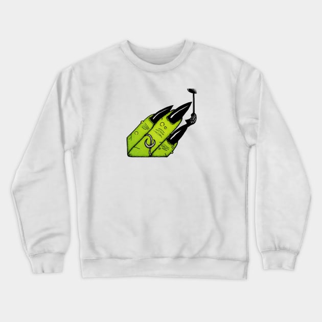 Witch Emoji Crewneck Sweatshirt by softnosferatu